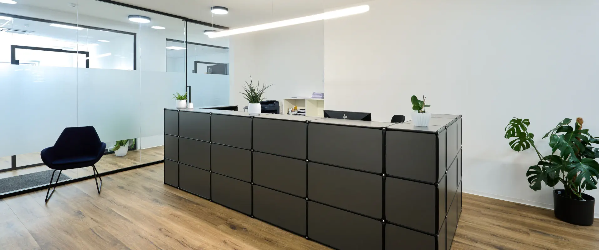 Der Empfangsbereich des Notariats.